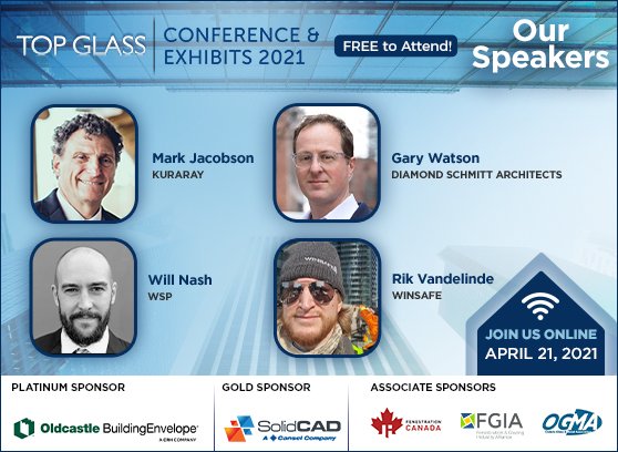 Top Glass Online 2021 has something for everyone in the Canadian architectural glass industry. <br />Join us April 21.